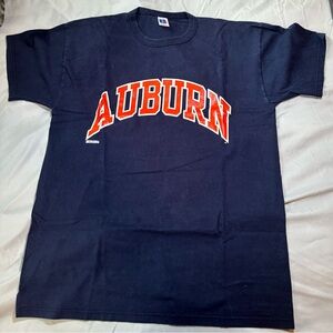 auburn dark blue tee size L